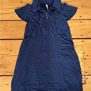 Kensie Midnight Blue Zippered Dress